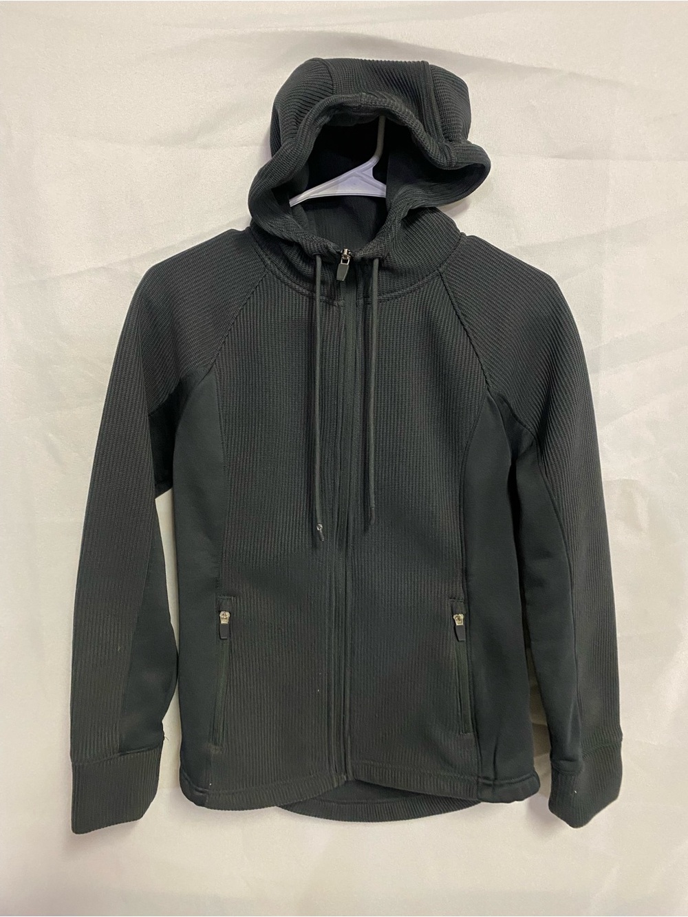 Swiss Tech Woman’s Black Hooded Zip Jacket